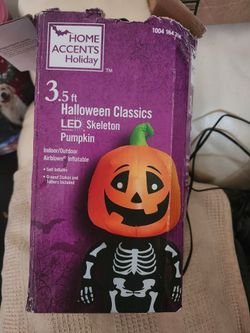 Halloween pumpkin head 3.5ft New