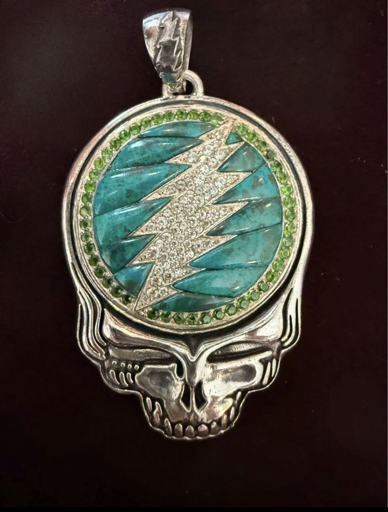 Grateful Dead pendent. One of a kind.