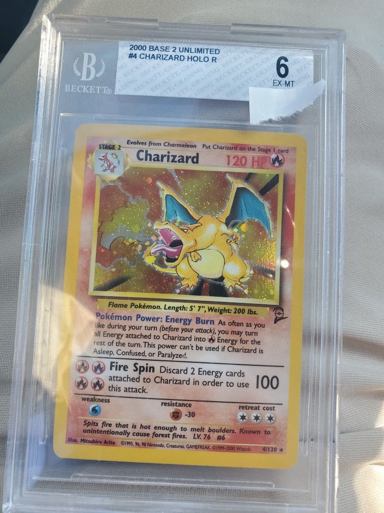 Charizard Base Set 2 Beckett 6
