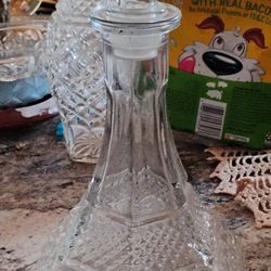 12 Inch Anchor Hocking Wexford Ships Decanter With Original Stopper