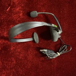 Microsoft  Black Xbox 360  Wired Headset