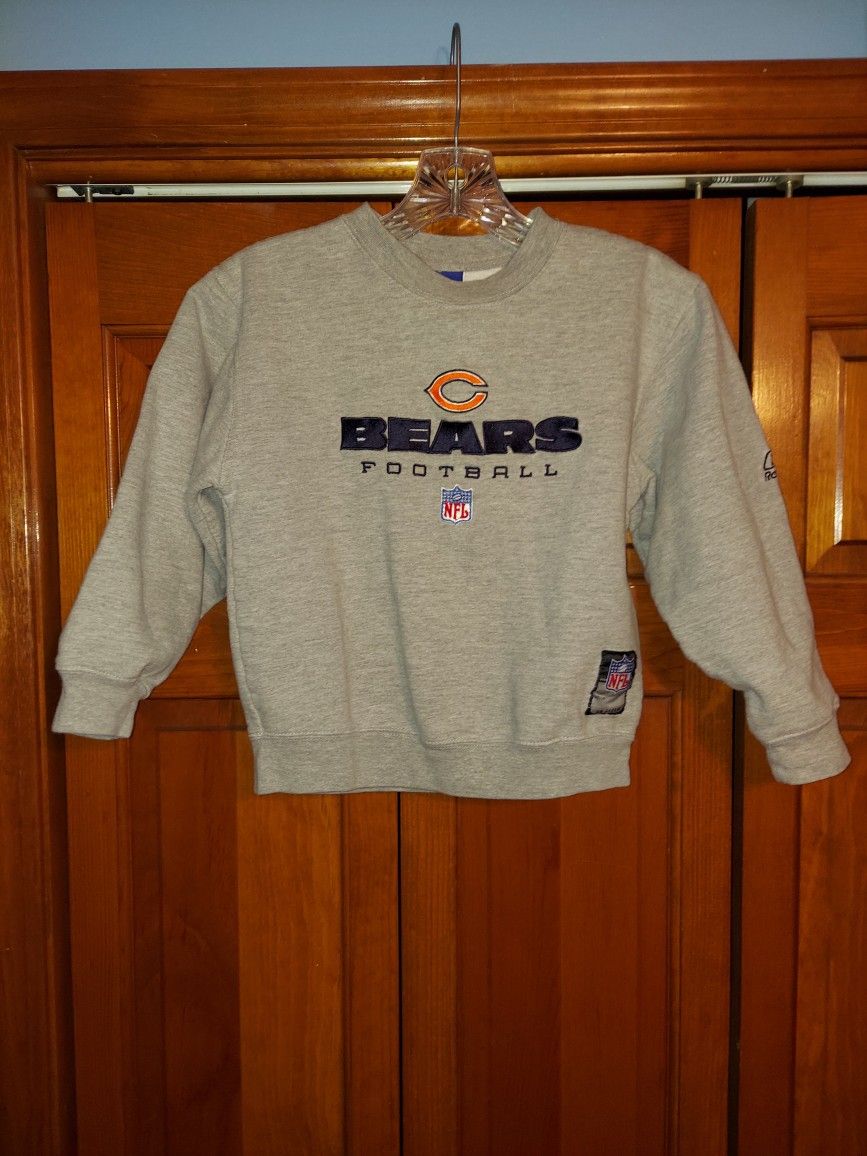 YOUTH SMALL (8) CHICAGO BEARS REEBOK PULLOVER/SWEATSHIRT
