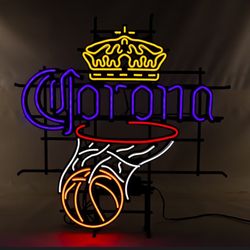 Corona Extra Beer led Sign Basketball NBA Display Sign Man Cave