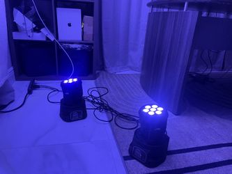 LED Lights - stage right Moving Heads