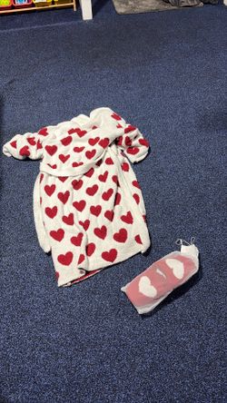 Pottery Barn Robe and Slipper