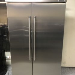 Kitchen Aid 48” Stainless Steel Side By Side Refrigerator 