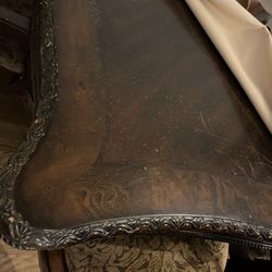 Dinner Table Set With China