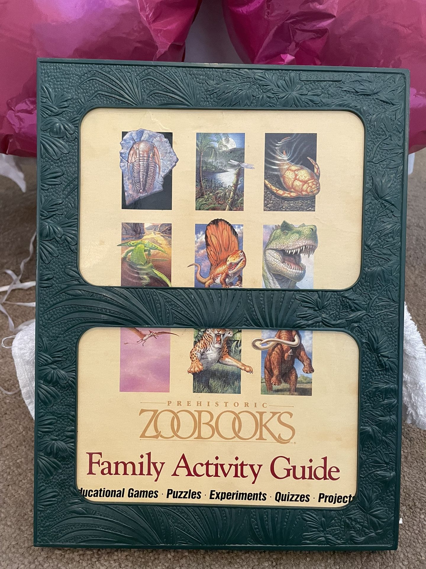 PREHISTORIC ZOOBOOKS COMPLETE SET 1-10, 2 Posters, Family Activity Guide, Insert