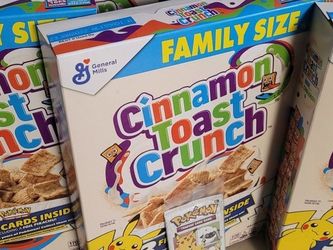 Cinnamon Toast Crunch With Pokémon Inside