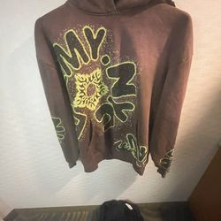 NYC Brown And Green Hoodie