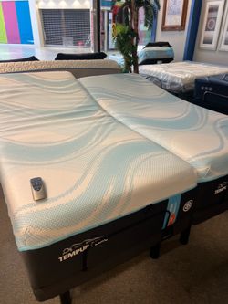 🔥Tempur luxe breeze 2.0 split king mattress set $2300🔥