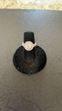 Natural Diamond Ring With Halo