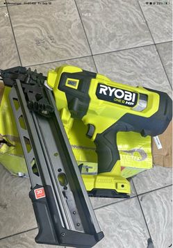 Ryobi 18v 30degree framing nailer tool only