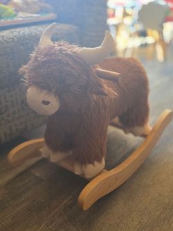 Highland cow rocker