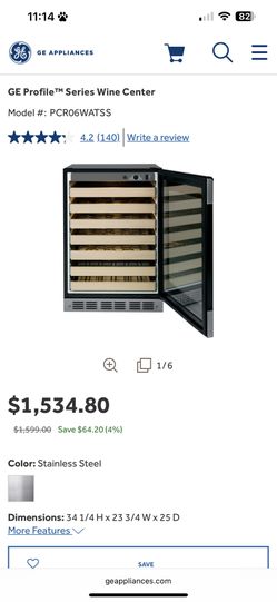 GE Wine Cooler