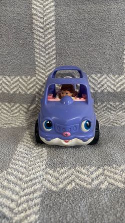 Fisher Price Little People Lil Movers SUV Purple Car Van Music Sounds Travel