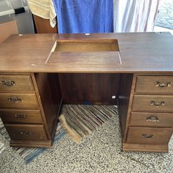 Solid Teak Desk