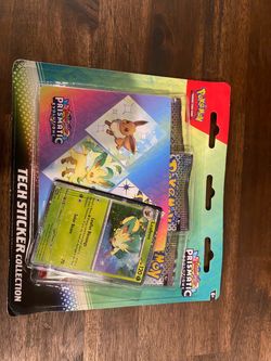 Pokemon prismatic evolution tech sticker collection