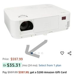 NEC NP-M322W DLP Projector 3200 ANSI HD 1080p PC 3D Ready USB A/B HDMI / In Good Conditions / Free Shipping 