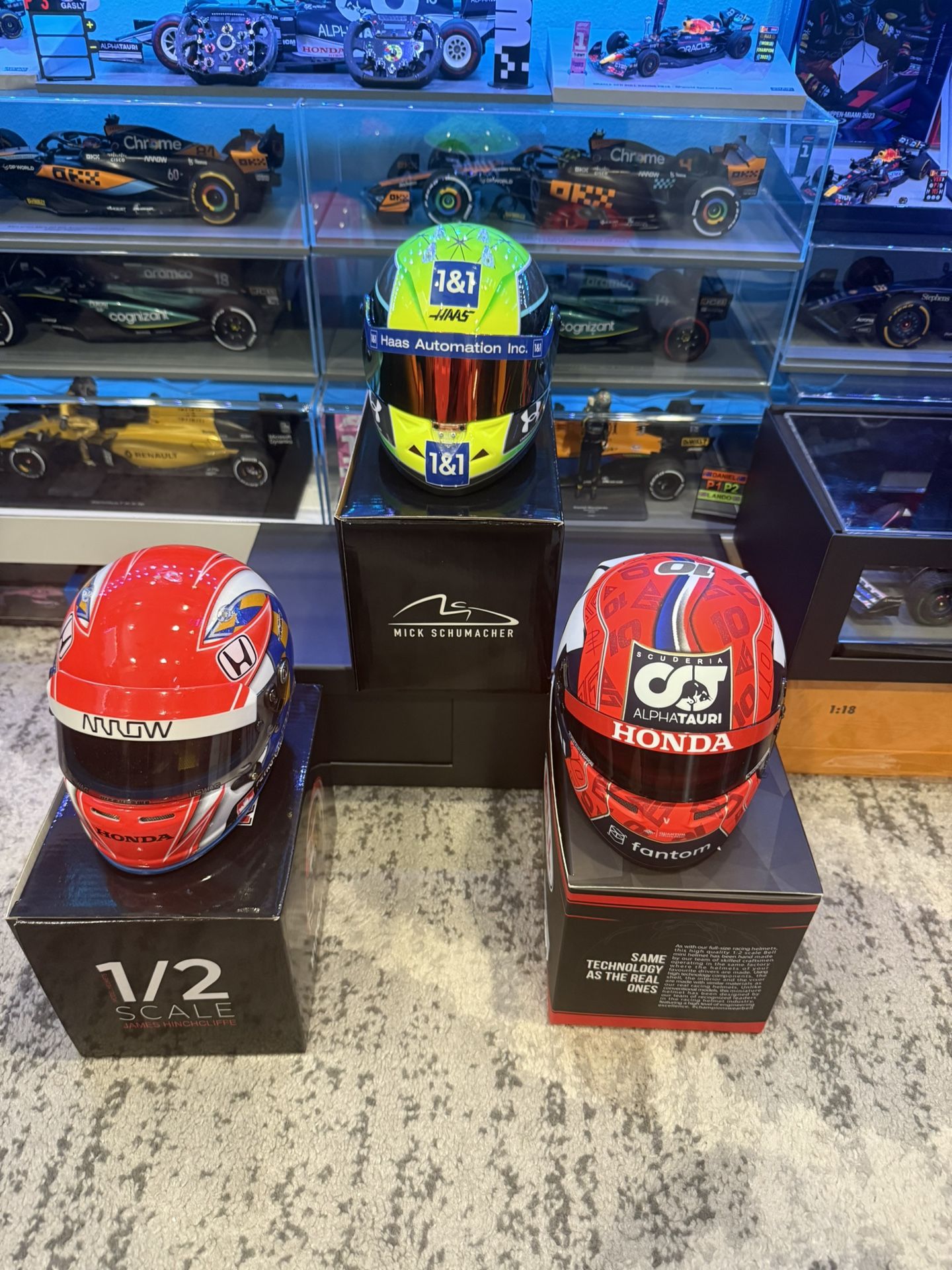 Formula 1 Collection For Sale 1:2 1:5 1:4 Scale Helmets 1:43 1:18 1:12 Scale Cars For Sale Diecast