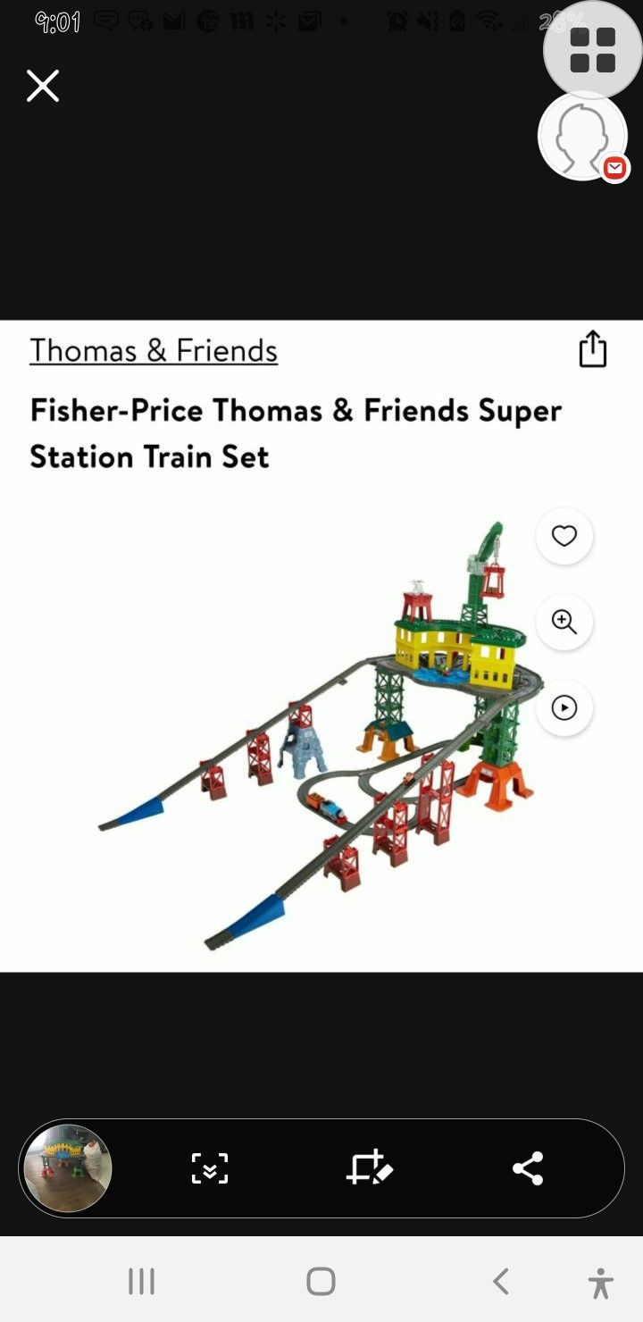 Fisher Price Thomas The Train & friends HUGE Train Set