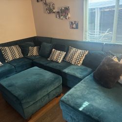 Give Me Anything Turquoise Couches Sectional 