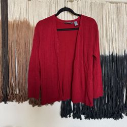 Hillard & Hamilton red button up cardigan; perfect condition