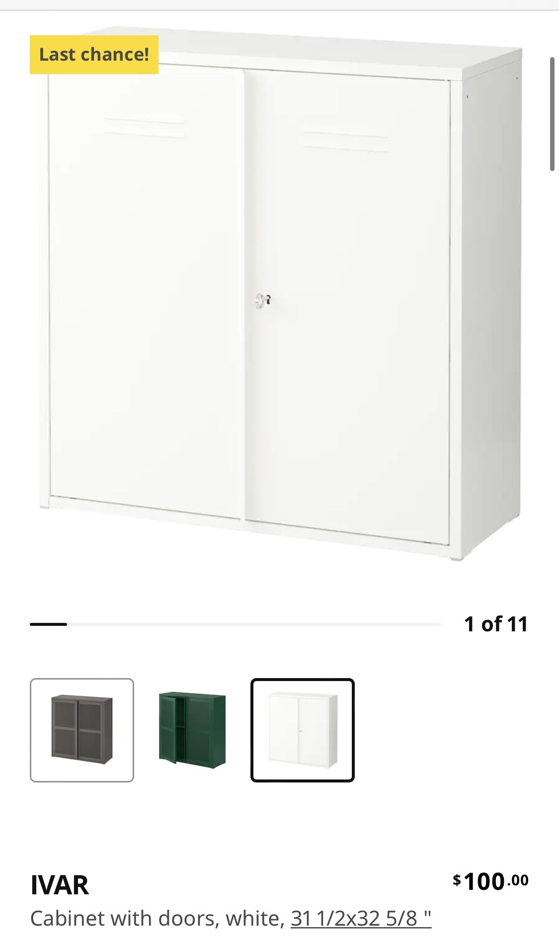 NEW IKEA IVAR Locker Cabinet