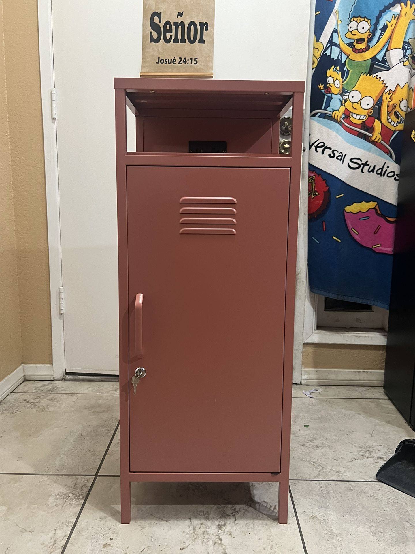 Cache Metal Locker-Style Mobile Storage Cart