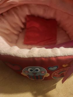 Pink Kids Fabric Storage Basket