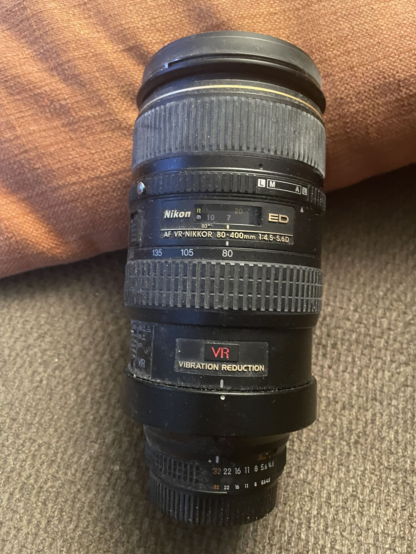 Nikon 80-400 Af Vr 4.5-5.6 Ed Lenses In Great Shape