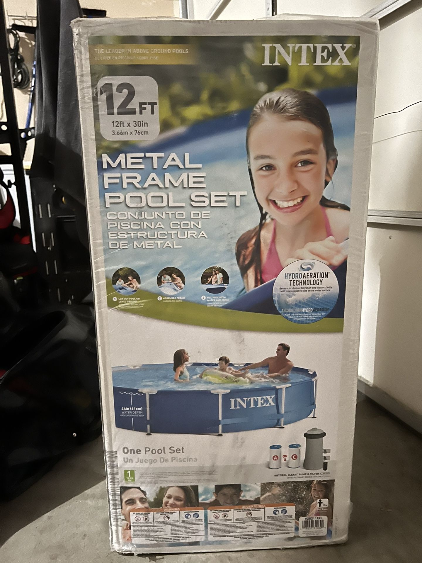 Metal Frame Pool Set