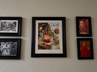 6-Piece Frida Kahlo Framed Gallery Wall Set