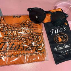 Tito’s Vodka Bandana & Sunglasses Set