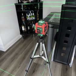 4D Laser Level Kit with Tripod + Extra Magnetic Bracket – Precision & Power