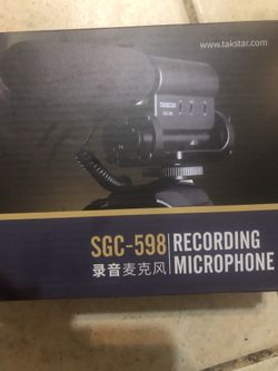 TAKSTAR SGC-598 Interview Microphone for Nikon/Canon Camera/DV Camcorder