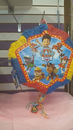 Paw patrol birthday party piñata