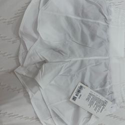 New!(with tag) White Lululemon Shorts
