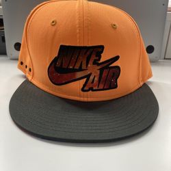 Nike Air Orange Snapback Hat