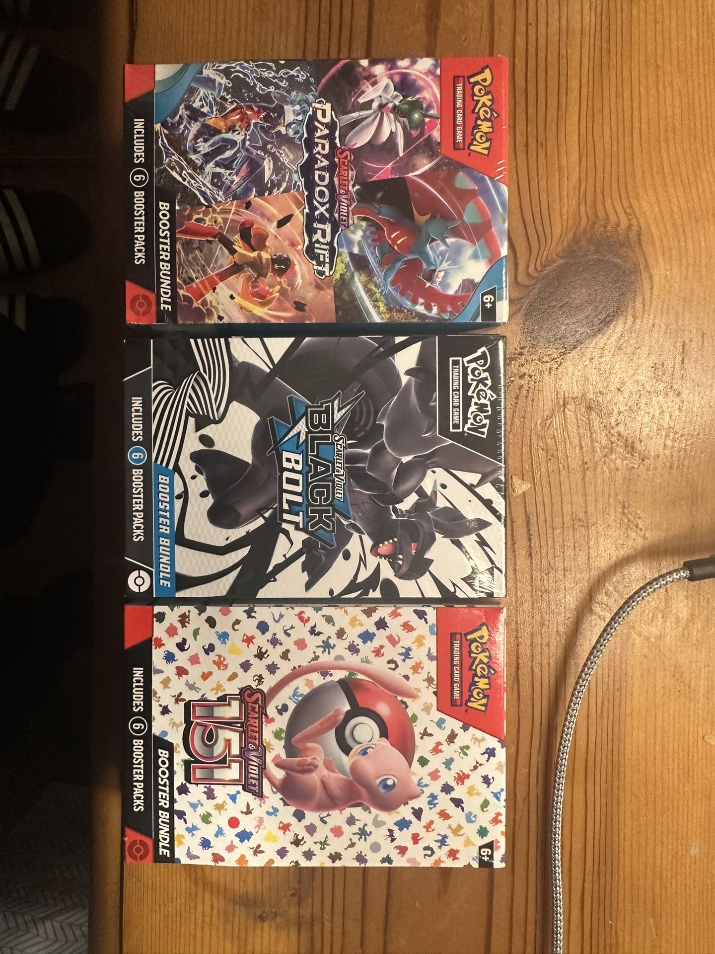 151 Booster Bundle , Paradox Drift, Blackbolt...