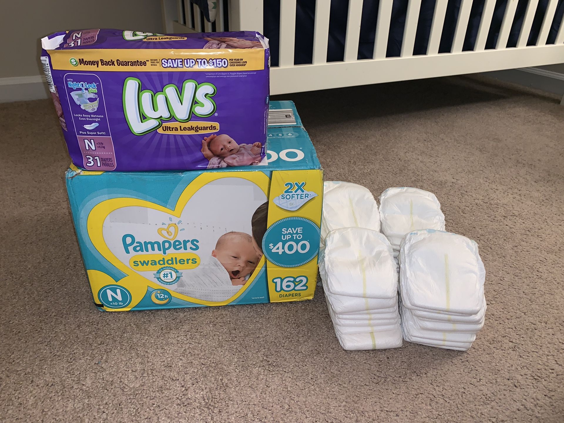 Pampers, Luvs, Target diapers