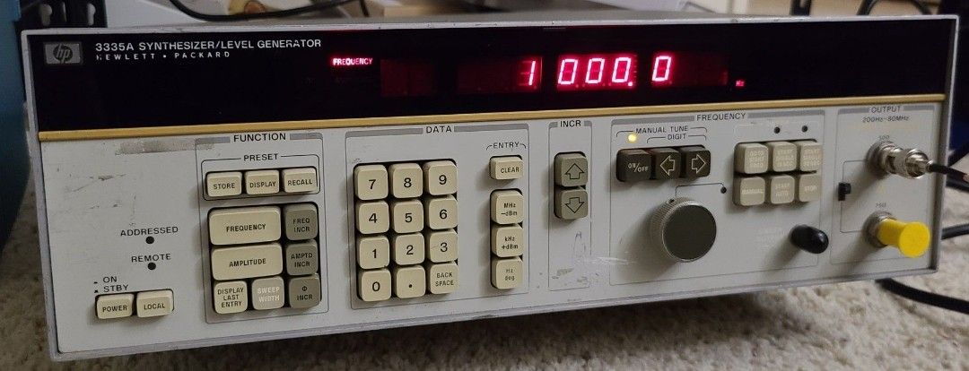 Level Generator /HP 3335A Synthesizer// used- Good/ see discription ππ