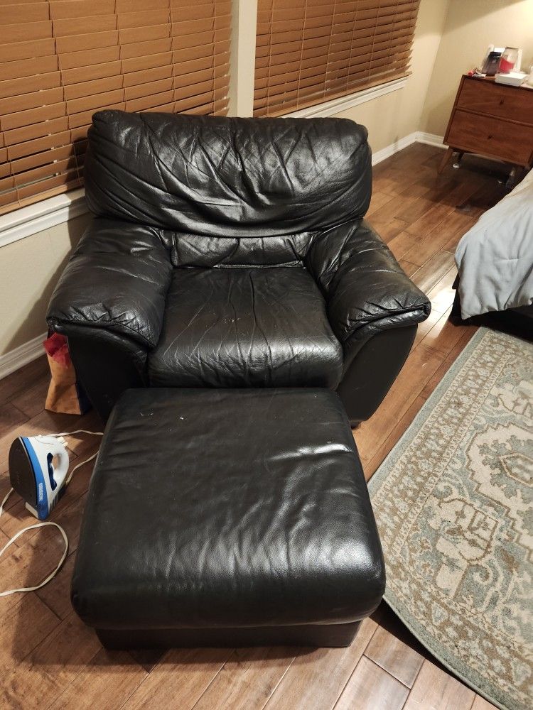 Easy Chair And Ottoman