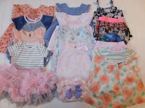 Baby Girls Clothes Lot 3-6 Months Summer 3-6M