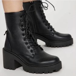 Fashion Nova Combat Boots