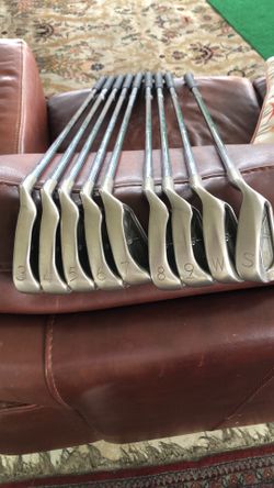 Ping ISI iron set RH 3-SW JZ stiff steel shafts +1/2 length White Dot grip’s good