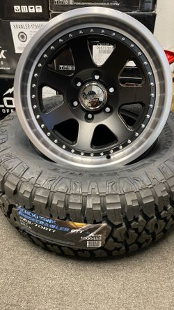 Toyota Lexus 6lug Wheels MT77 By Westrock Off Road With Tires 265/70r17 Ridgcrawlers Installed $1399