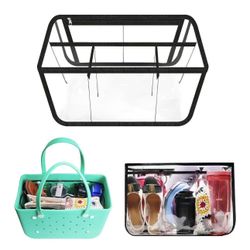 Clear Beach Bag Organizer for Bogg Bag Accessories Compatible with Bogg Bag XL PVC Organizing Your Bags and Divide Space