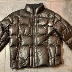 Calvin Klein Black Puffer Jacket Womens XL