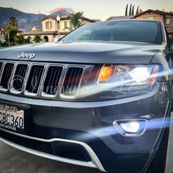 6000k Glacier White LED Headlight And 3000k Jdm Yellow LEDs Fog Lights 